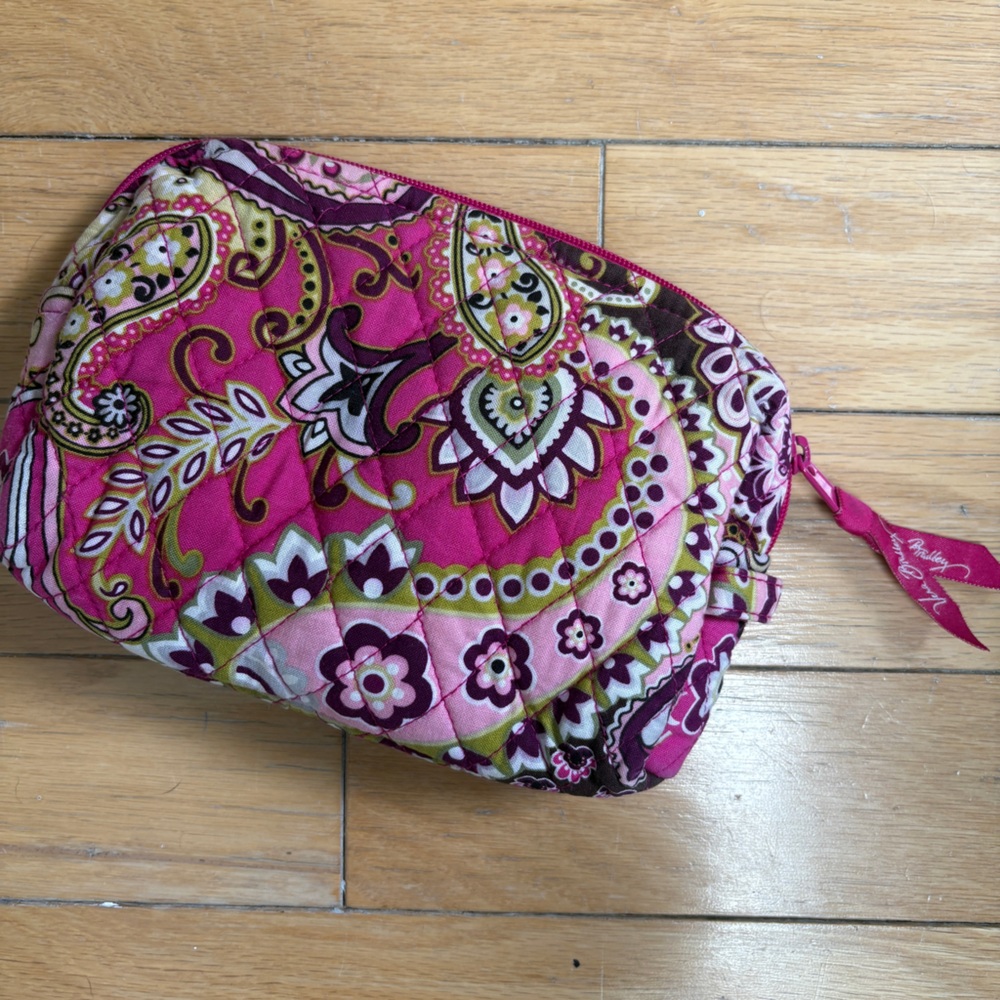 Vera Bradley Multicolor Paisley Cosmetic Bag